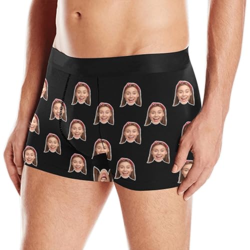 Custom Boxers with Face Personalized Boxer Briefs with Photo Customized Underweae4