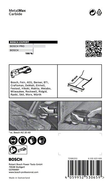 Bosch AIZ20AIT/5 Multi-Tool Blade Star Lock, Pack of 5
