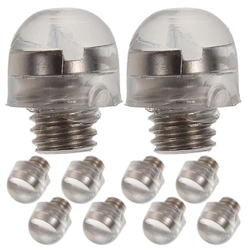 SHINEOFI 10 Pièces Silencieux pour Ciseaux de Coiffure et Toilettage, de Bruit en Métal Argenté, Installation Facile pour Ciseaux Professionnels Toilettage