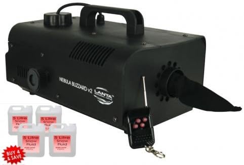 Lanta Snow Blizzard V2 600w Snow Machine + 20L Snow Fluid