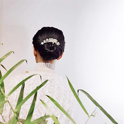 4 Pcs Pearls Hair Side Comb Womens Girls Rhinestones Flower Hair Combs Pins Hair Accessories Vintage Wedding Headpieces Hair Tools Hair Accessory Wedding Daily Gift For Women And Girls #TOP4