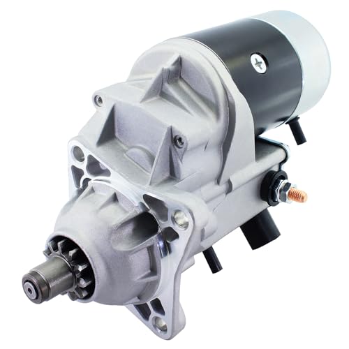Image of Starter Replacement New for Bobcat Clark Kubota Skid Steer 751 753 763 773 7753, Track Loader T190, 2.7kW 12V 11 Tooth, 6667587 228000-5810 17462N ND228000-5811 SND0405 410-52141 10461653