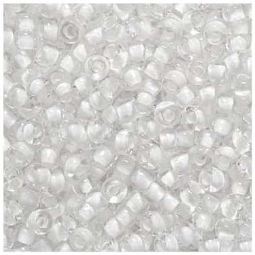 Knorr Prandell 2.5 mm Rocailles Bohemian Perlen, Crystal Weiß