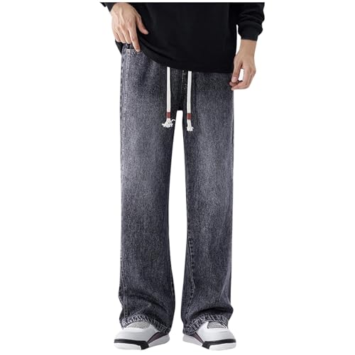 Mens Western Trousers Pants for Man Denim Cargo Fall Summer Trousers Pants 2025