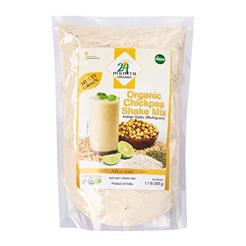 24 Mantra Organic Sattu Multi Grain Drink 500Gm