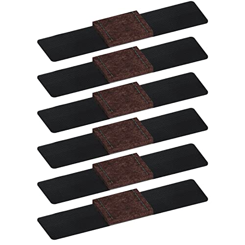 6 almohadillas de fieltro autoadhesivas para muebles, protectores de suelo antideslizantes para rieles de silla, protectores de suelo antideslizantes