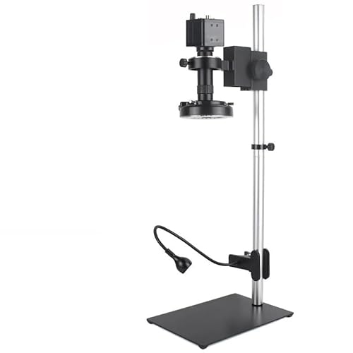 顕微鏡観察 48MP 4K 2K 1080P HDMI VGA USB 産業用ビデオデジタル顕微鏡カメラ 1-130X ズーム C マウントレンズ PCB 電話修理はんだ(E 13MP VGA)