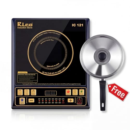 Rico BIS-ISI Certified induction stove with Free Vessel & Lid | 3...