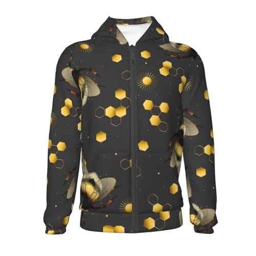 Kids Pullover Hoodies Boys Zip Up Sweatshirts Girls Athletic Clothes with Pocket2