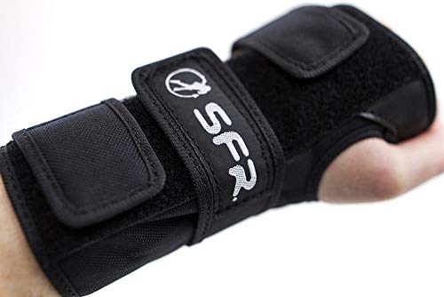 Includes wristband, elbow and knee brace