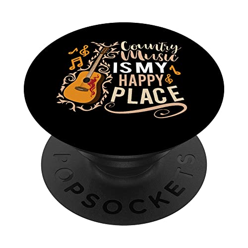 Country Music Southern Music Country - Amante de la música country PopSockets PopGrip Intercambiable