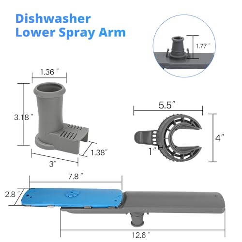 Image of 5304506660 Dishwashers Spray Arm Assembly Fit for Frigidaire Dishwashers