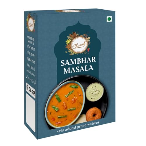 Chounk Sambhar Masala | South Indian Spice Blend | Aromatic & Flavorful Mix for Authentic Sambar Powder 200 Gram (100 g Xpack of 2)