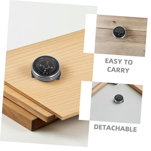 Set de 2 brújulas desmontables tipo reloj IMIKEYA para camping miniatura 7