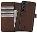 Burkley 2-in-1 Leder Handyhülle für Samsung Galaxy S24 (5G) mit Abnehmbarer Schutzhülle, 360 Grad, abnehmbares Cover, Kartenfächer und Kick-Stand (Sattelbraun) MI 4 günstig Kaufen-Burkley 2-in-1 Leder Handyhülle für Samsung Galaxy S24 (5G) mit Abnehmbarer Schutzhülle, 360 Grad, abnehmbares Cover, Kartenfächer und Kick-Stand (Sattelbraun)