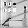 FerBuee Wireless Microphone Dual Professional Cordless Mic Handheld Microphone System for Amplifier, PA System, Karaoke, Meeting, Party, Church (Black & Gray) #5