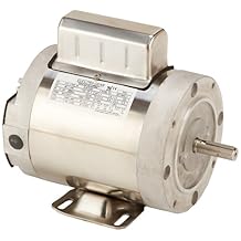 Leeson 6439191251 Boat Hoist Motor, 1 Phase, 56C Frame, Rigid C Mounting, 3/4HP, 1800 RPM, 115/208-230V Voltage, 60Hz Fequency