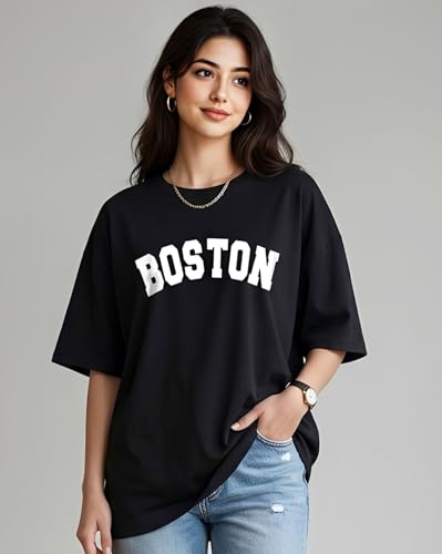 Image of AUSK Womens Cotton T-Shirts || Oversized T Shirts