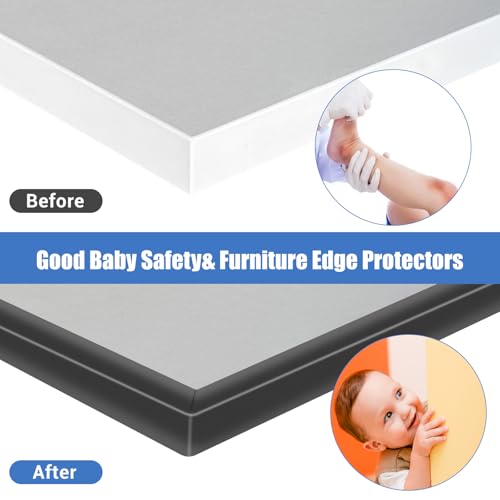Image of Rubber Edge Trim, 3 /4 inch(19mm), Black Color, Length 10Ft,