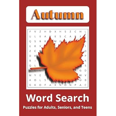 Autumn Word Search Puzzle Book