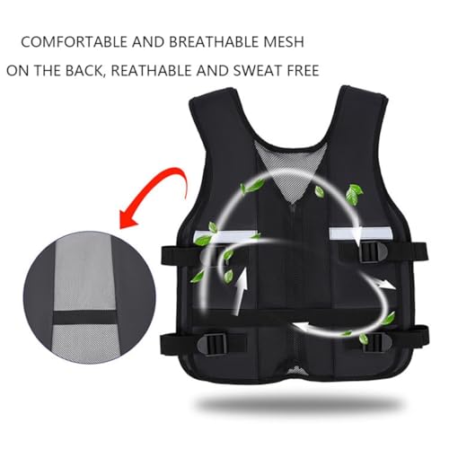 Chaleco organizador de herramientas de jardín, bolsa de almacenamiento compacta ajustable resistente al desgaste para uso práctico multifuncional, cómodo kit de herramientas