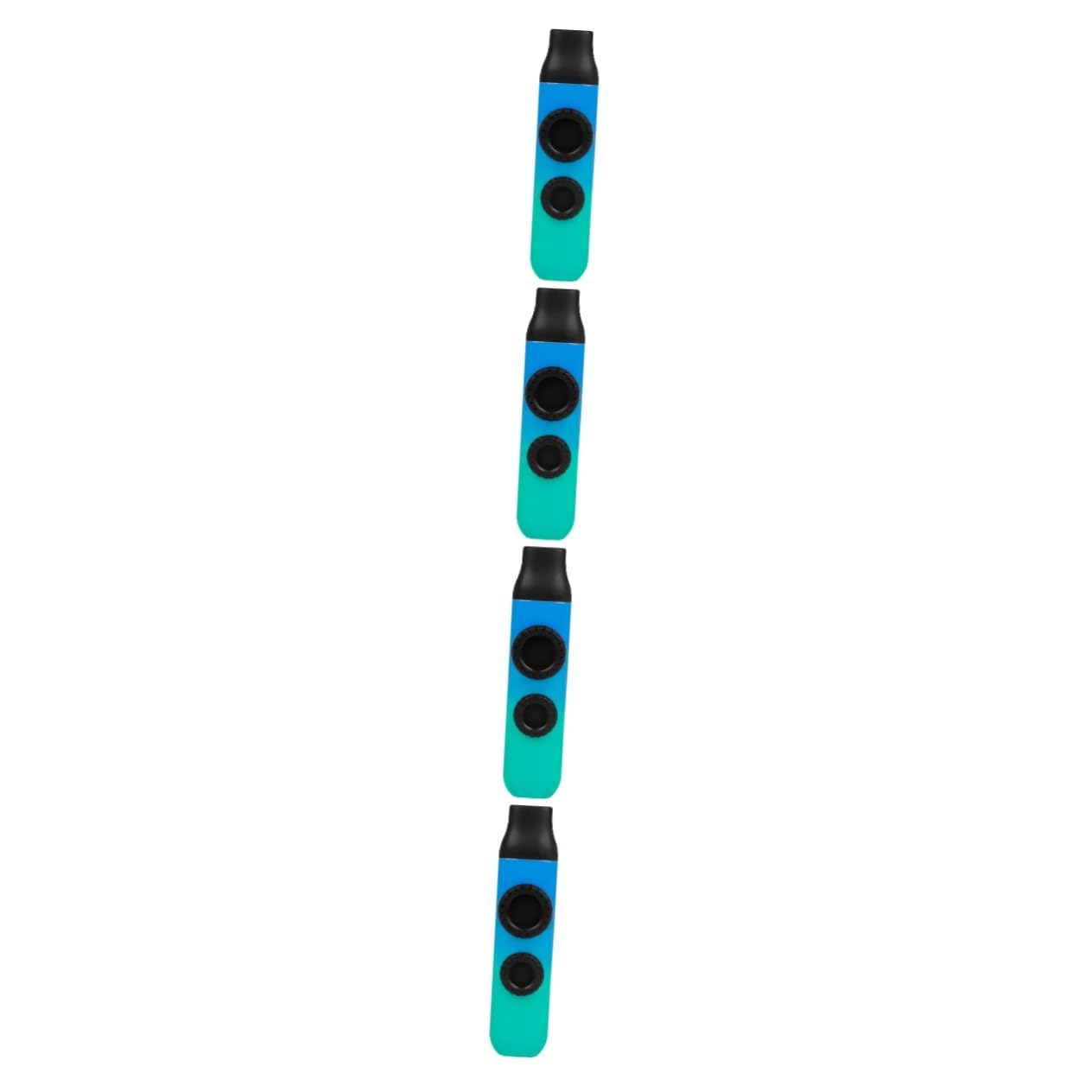 TOYANDONA 4ensembles Kazoo Professionnel Pour Guitare Et Ukulélé De Kazoo Double Trou Avec Membrane Instrument Musical Pour Garçon Fille Et Adultes Couleur Dégradée
