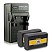Produktbild PATONA 4in1 Ladegerät + 2X Akku EN-EL1 kompatibel mit Nikon Coolpix 4300 4500 4800 5000 5400 5700 8700