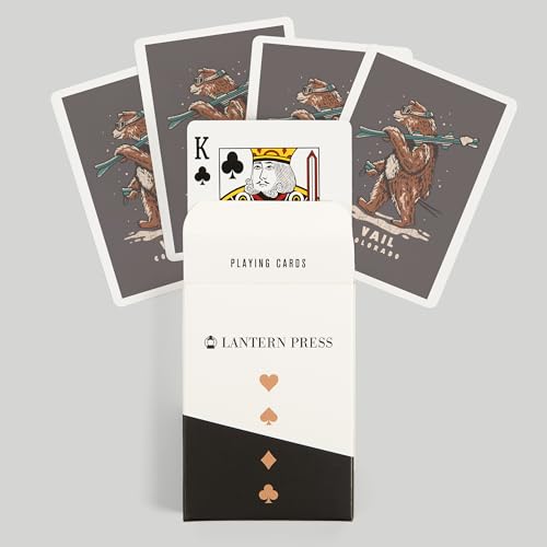 Lantern Press Vail Colorado, Baraja Poker 52 Cartas miniatura 6