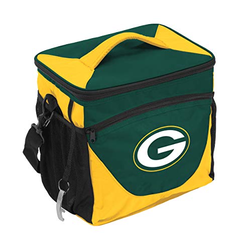 Logo Brands NFL Green Bay Packers Cooler 24 Can, Team Colors, One Size
