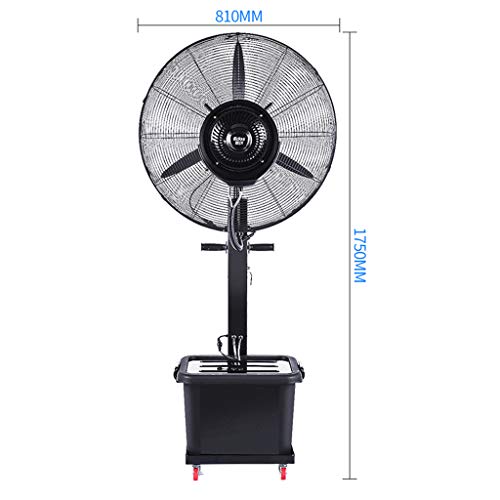 Ditudo Fans,High Velocity Fan - Standing Fan, Heavy Duty Cooling Misting Spray Humidifier Quiet Tower Atomization Commercial Vertical Oscillating Fan Industrial Rotating #TOP1