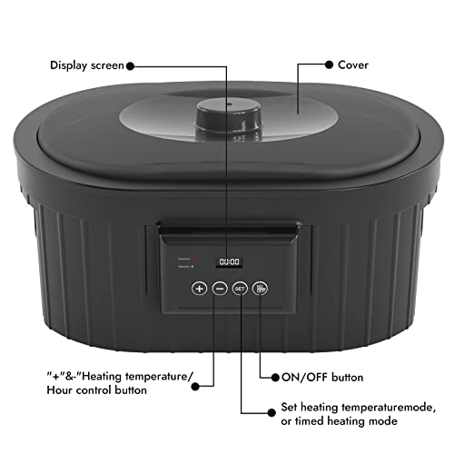 Waxkiss WKS-221216 Paraffin Wax Machine For Hand And Feet, Waxkiss 5000Ml Paraffin Bath With Lavender Paraffin Wax Warmer For Professional Spa & Arthritis Treatment At Home thumb #6
