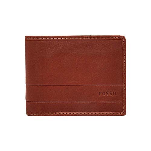 Fossil SML1390210 Mens Lufkin Wallet, Brown, yth m, Classic