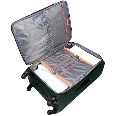 Sharper Image Odyssey 29 Expandable 8-Wheel Spinner Large Checked Luggage Suitcase, Scarab