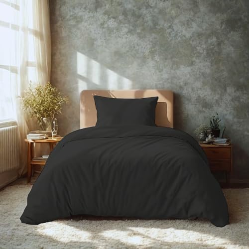 Komfortec Juego de Ropa de Cama de 135 x 200 cm con 1 Funda de Al...