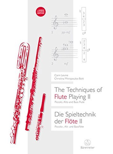 Méthode pour flûte alto piccolo et basse volume 2 de Carin Levine