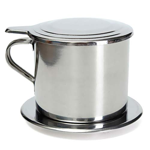 Image of BNF 50mL Stainless Steel Vietnamese Coffee Dripper - Phin Filter Brewer Infuser | Home & Garden|Kitchen, Dining & Bar|Small Kitchen Appliances|Coffee & Tea Makers|Replacement Parts & Accs