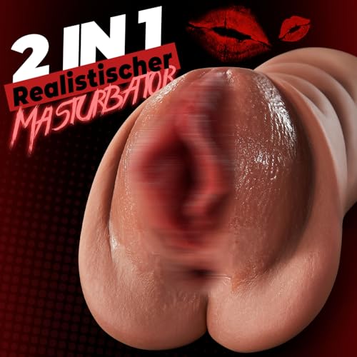 Realistischer Masturbator Taschenmuschi Masturbieren für Mann, braun – Ansicht 2