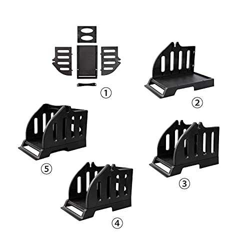 Ü Heartray Label Holder For Rolls And Fan-Fold Labels,Black Stand For 4X6" Thermal Label Printer #TOP1