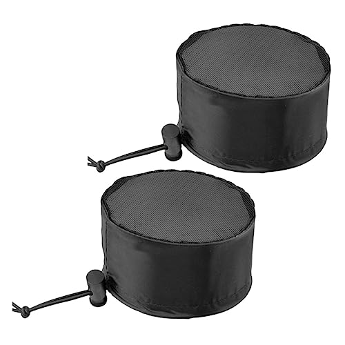 DEARMAMY 2個種植?篷用通気口カバー 調節可能な開口部 ダクトフィルター換気アクセサリー 防塵機能付き 園芸用テント換気口保護カバー