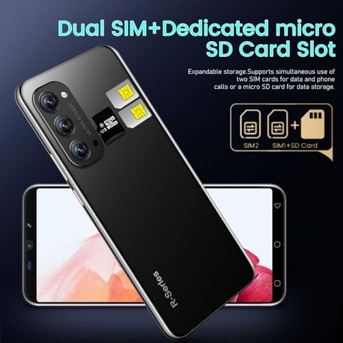 Unlocked Cell Phone, Android 13 Mobile Phones 5.2inch HD Screen, Dual SIM, 1+16G ROM/SD to 128GB, Dual Camera/2850mAh Big Battery Smart Phone (Blue-1) - 4