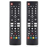 (Pack of 2) Universal Remote for All LG Smart TV, Replacement Compatible All LG LCD LED OLED UHD HDTV 3D 4K Smart TV Remote Control