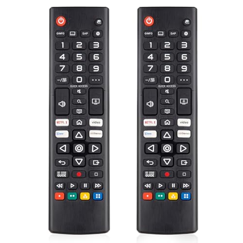 (Pack of 2) Universal Remote for All LG Smart TV, Replacement Compatible All LG LCD LED OLED UHD HDTV 3D 4K Smart TV Remote Control