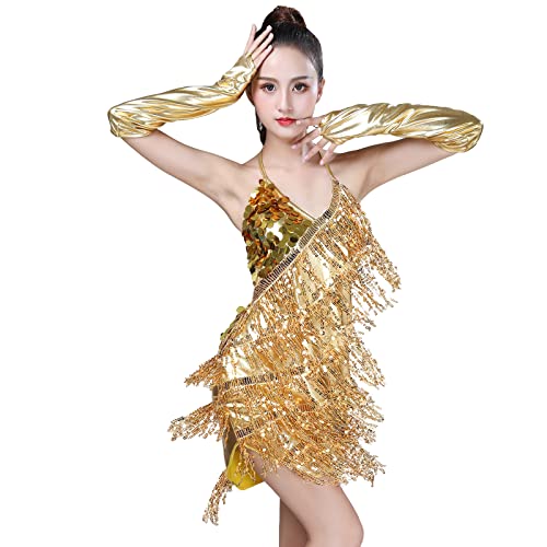 Robe Salsa à Franges CFWSHJ pour Libérer vos Mouvements de Danse