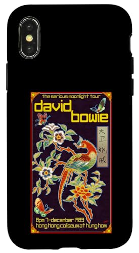 Official ���� David Bowie The Serious Moonlight Tour Hong Kong �X�}�z�P�[�X iPhone X/XS �p