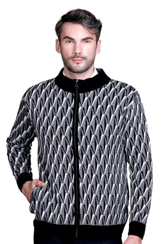Image of GODFREY Full Sleeve Zipper Sweater for Man Winter Wear -Mens Woolen Sweaters Turtle Neck