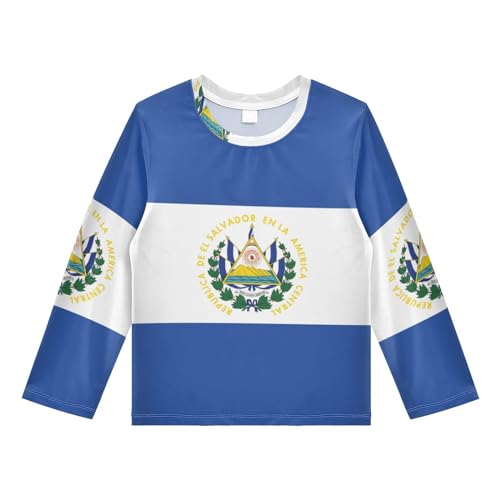 Image of Aflyko Boys' Rash Guard Shirts Xmas UPF 50+ Sun Protection Swim Shirt