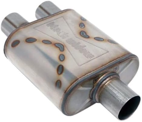 BLACK WIDOW TUNED PERFORMANCE EXHAUST Race Venom 3" in 2.5" Out Muffler Single/Dual