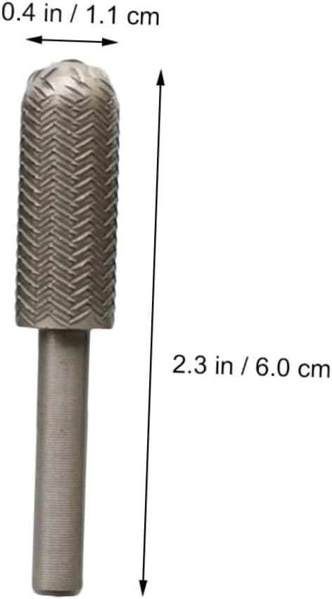 ABOOFAN Electric Rotary File Set Wood Carving Tools Grinding Heads 5-Piece Rotary Drill Bit Set for Precision Polishing and Shaping Suitable for Craftsmen and DIY Enthusiasts