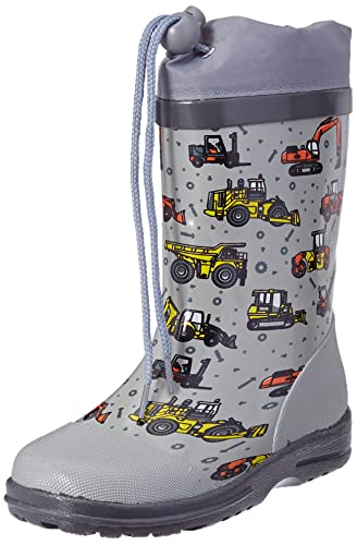 Beck Jungen Baustelle Gummistiefel, Grau, 31 EU