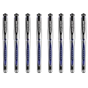 Uni-ball UM-153S Gel Impact Blaue Gelschreiber 8er Pack